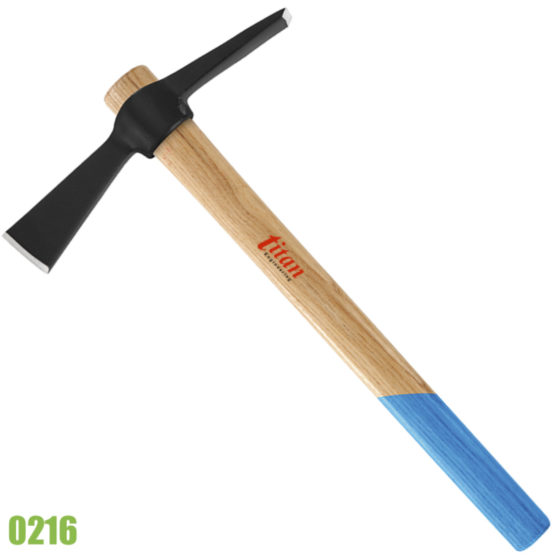 Búa chim Fervi 0216 dài 400, đẽo gọt phá bỏ sỉ hàn, cán bằng gỗ