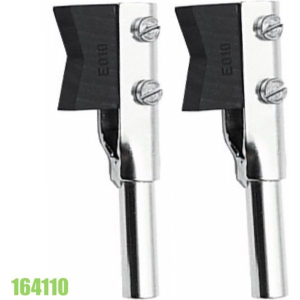 Cặp điện cực 164110, có cán cho máy hàn ống REMS Contact 2000