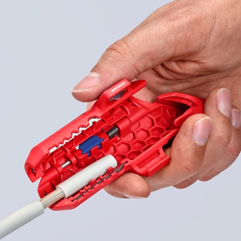 Dao tuốt cáp Knipex 16 95 01 SB – Công cụ đa năng cho thợ điện thumbnail 3