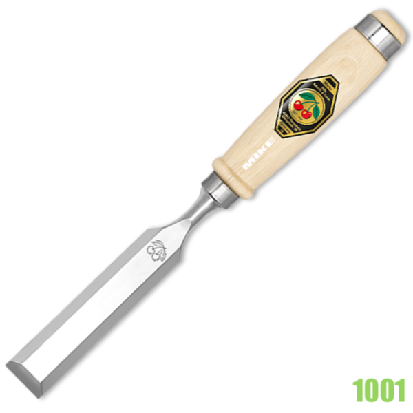 Đục gỗ lưỡi bẹt Kirschen 1001, cán bằng gỗ trăn tiện tròn 10010 10010