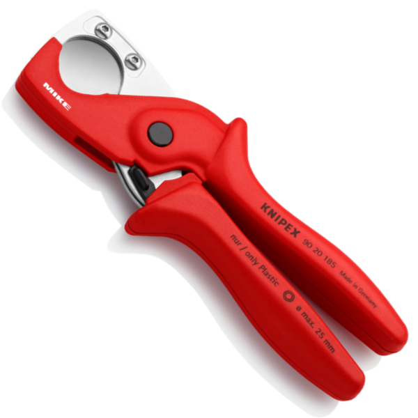Kéo cắt ống nhựa mềm Knipex 90 20 185, Lưỡi hình thang