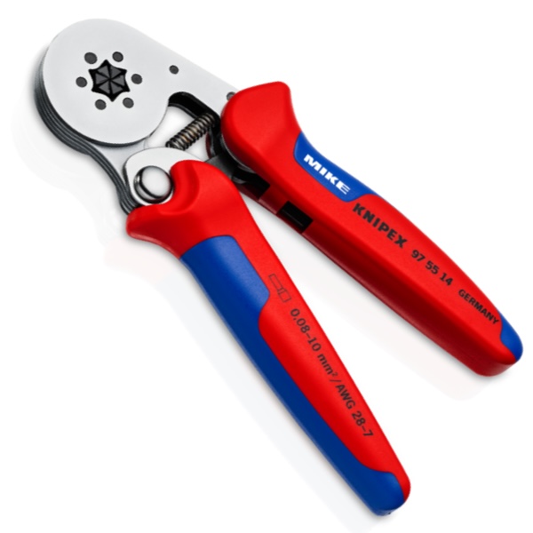 Kìm bấm cos tự động Knipex 97 55 14, cos lục giác, tự chỉnh size