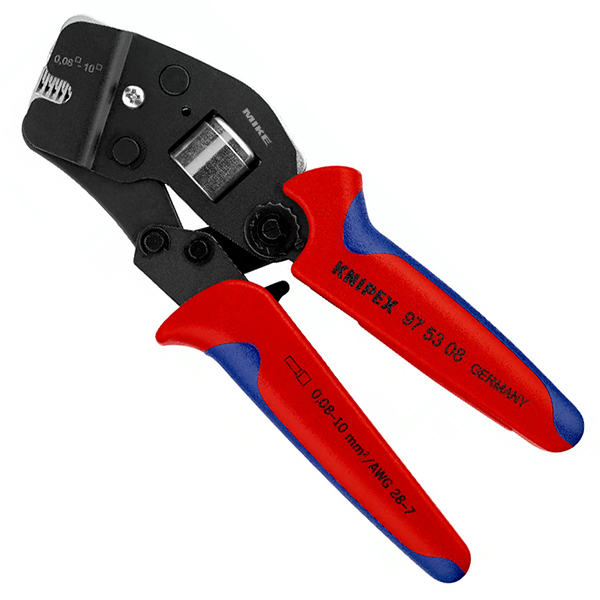 Kìm bấm cos vuông tự động Knipex 97 53 08, size 0.08-10mm²