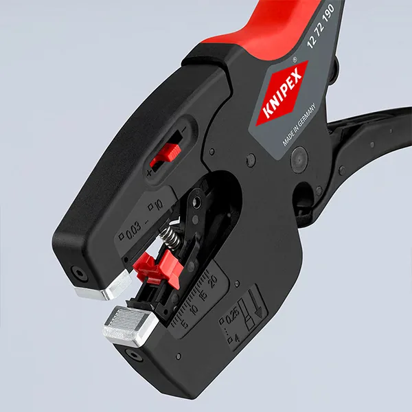 Kìm bấm tuốt dây Knipex 12 72 190 đa năng cho thợ điện thumbnail 7