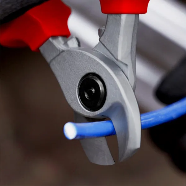 Kìm cắt cáp Knipex 95 16 165 cán cách điện, cắt Ø15mm thumbnail 4