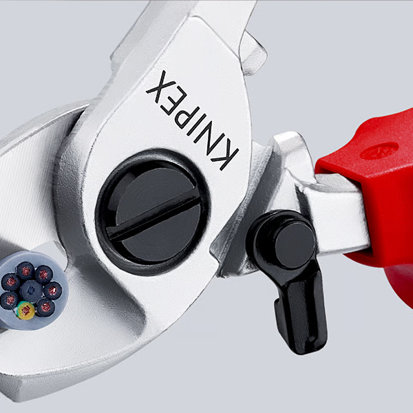 Kìm cắt cáp Knipex 95 26 165, cách điện VDE, có lò xo mở thumbnail 6