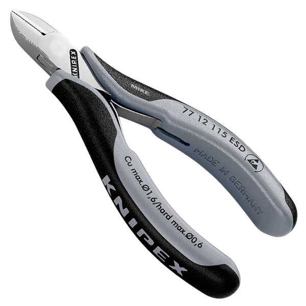 Kìm cắt chân linh kiện điện tử chống tĩnh điện Knipex 77 ESD thumbnail 3