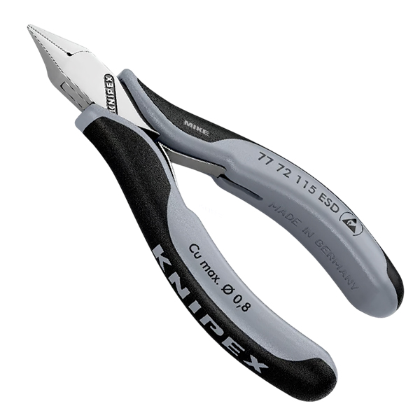 Kìm cắt chân linh kiện điện tử chống tĩnh điện Knipex 77 ESD thumbnail 5