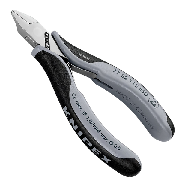 Kìm cắt chân linh kiện điện tử chống tĩnh điện Knipex 77 ESD thumbnail 6