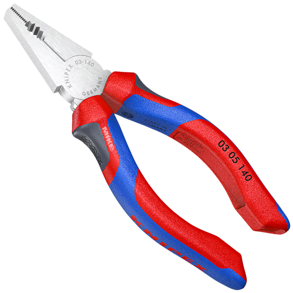 Kìm đa năng Knipex 03 05 140 size 140mm, cán bọc nhựa đa màu, mạ chrome