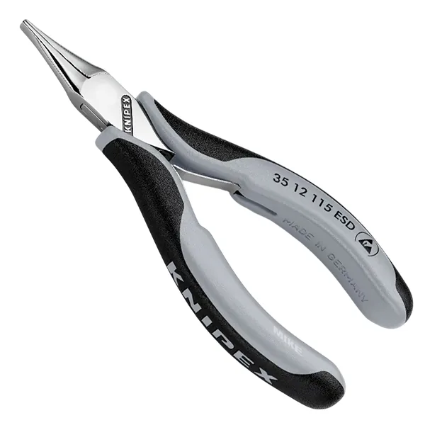 KNIPEX 35 82 145 ESD Electronics Pliers ESD with box joint 145 mm mirror polished with multi-component handles mirror polished thumbnail 2