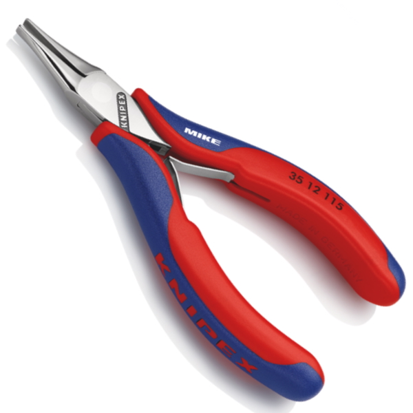 Kìm mỏ dẹt Knipex 35 12 115 – dài 115 mm, đầu mỏ rộng