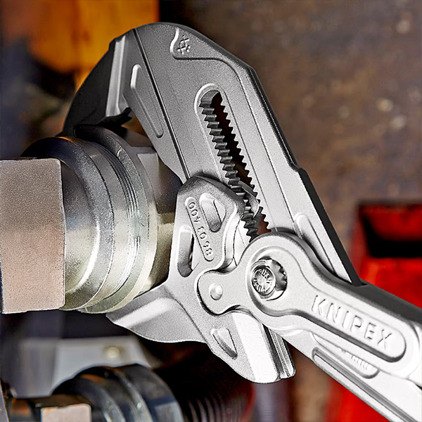 Kìm mỏ lết Knipex 86 03 400, bản XL cho thao tác công nghiệp