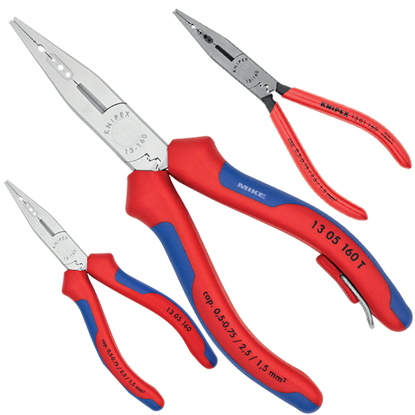 Kìm mỏ nhọn thợ điện Knipex 13 – đa năng cắt, uốn, bẻ, kẹp