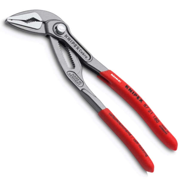 Kìm mỏ quạ Knipex 87 51 180 ngàm thon mảnh, dài, bám chặt thumbnail 2