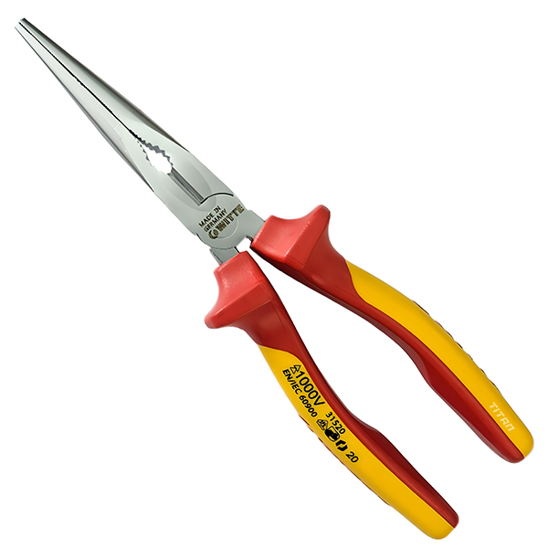 Kìm mũi nhọn WITTE 31520 cách điện 1000V Pro VDE