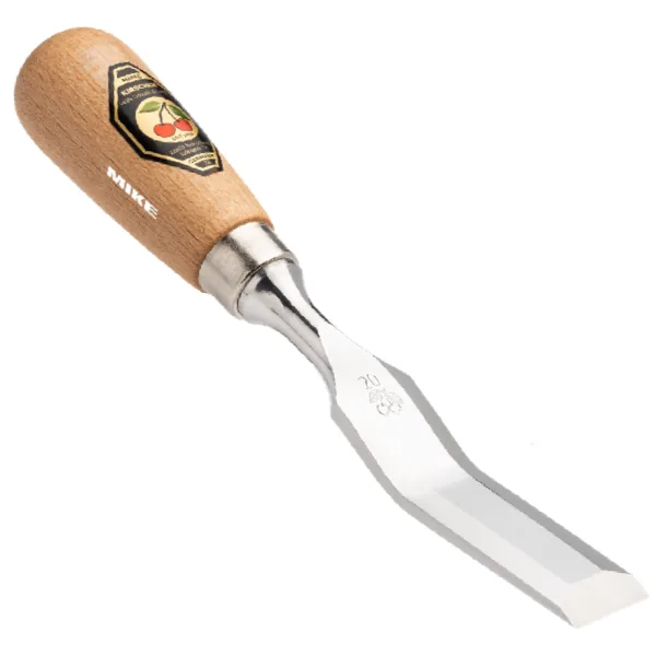 Đục gỗ bậc cong Kirschen 1072020 lưỡi thẳng 20 mm kèm bao da