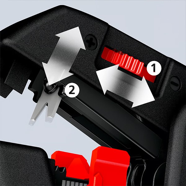 Kìm tuốt dây tự động Knipex 12 62 180 – Nhỏ gọn, tự điều chỉnh thumbnail 3