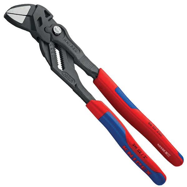 Kìm cờ lê KNIPEX 86 02 250 size 10 inch, bề mặt hoàn thiện điện hóa đen, cán đa màu