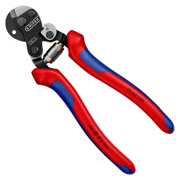 Kìm cắt cáp thép Knipex 95 62 160, đường kính 4.0 - 6.0mm thumbnail 2