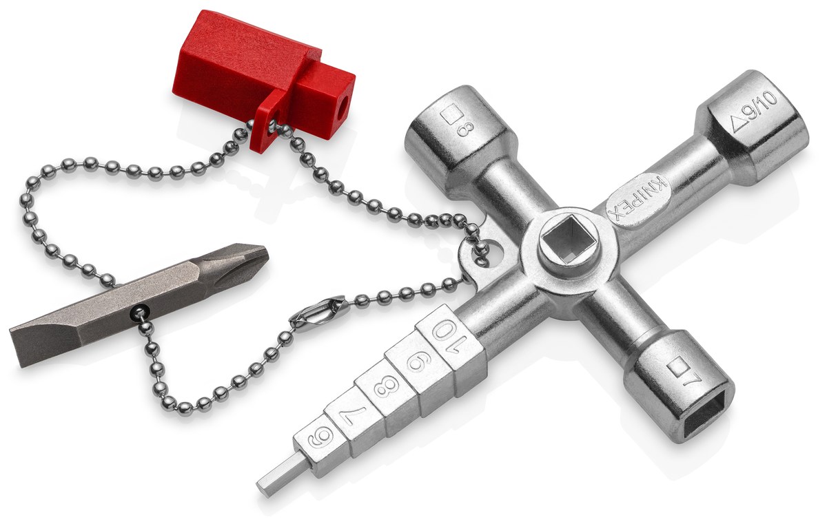 Chìa khoá tủ điện Profi-Key KNIPEX 00 11 04, dài 89mm