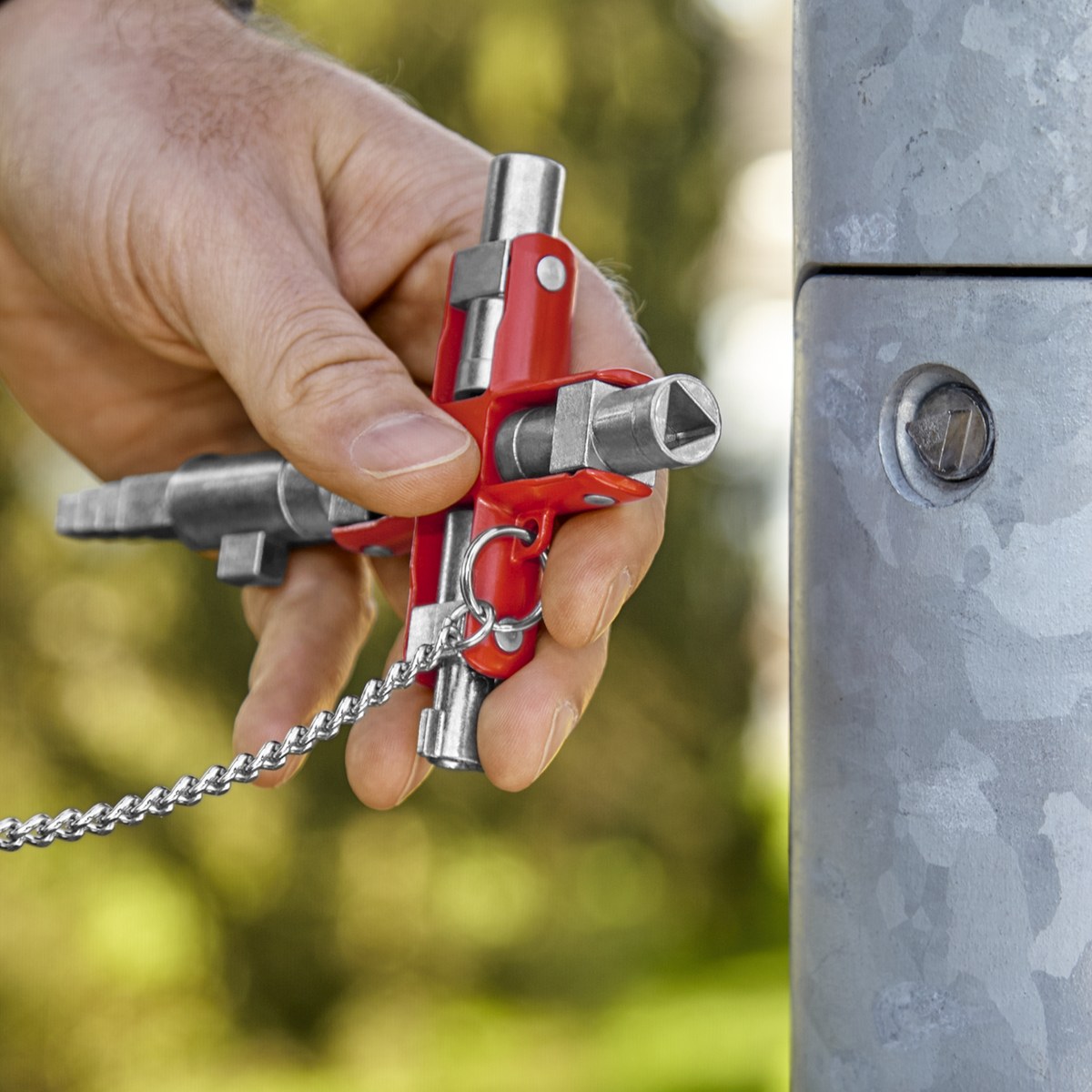 Chìa khoá tủ điện Universal Construction KNIPEX 00 11 06 V01, dài 96mm thumbnail 2