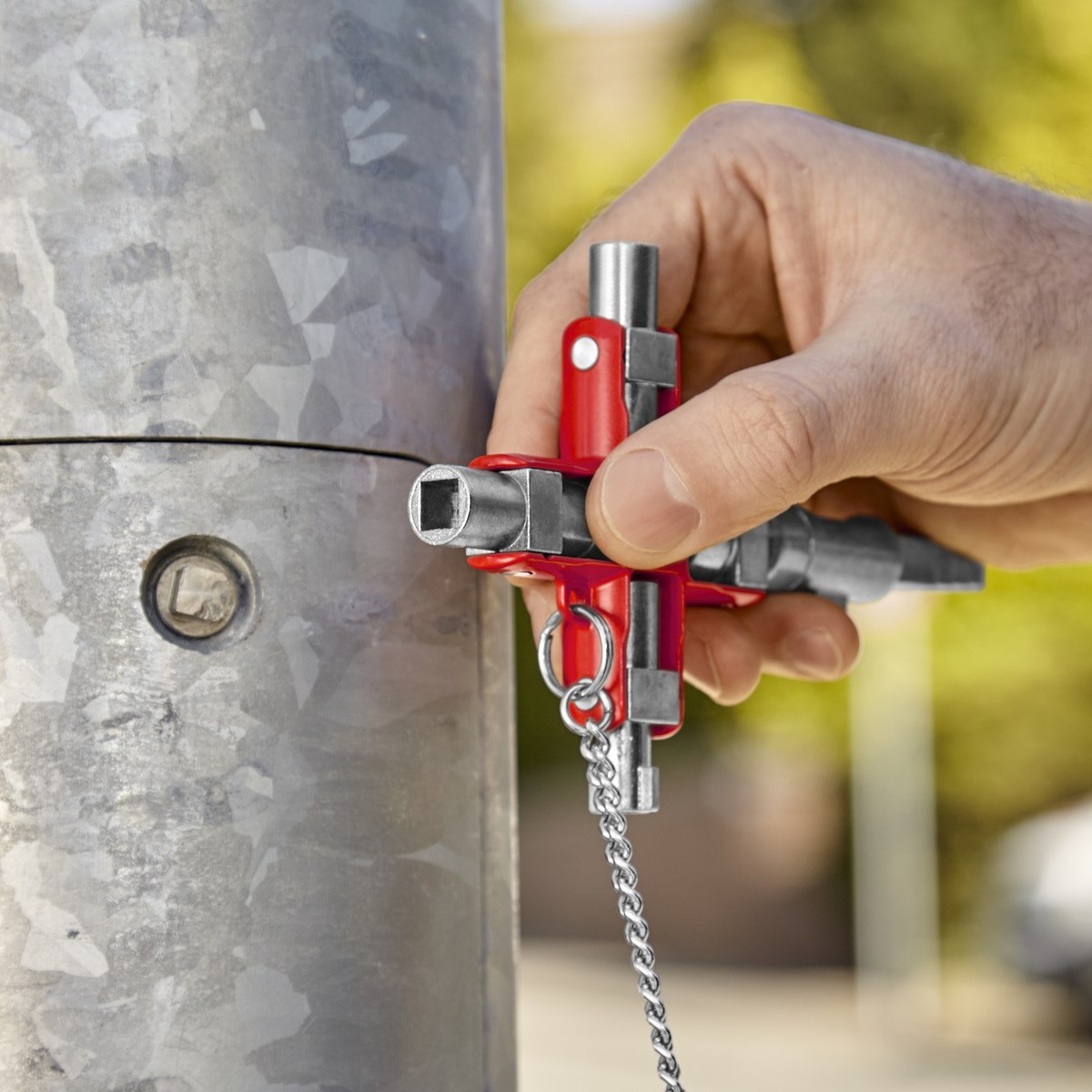 Chìa khoá tủ điện Universal Construction KNIPEX 00 11 06 V01, dài 96mm thumbnail 3