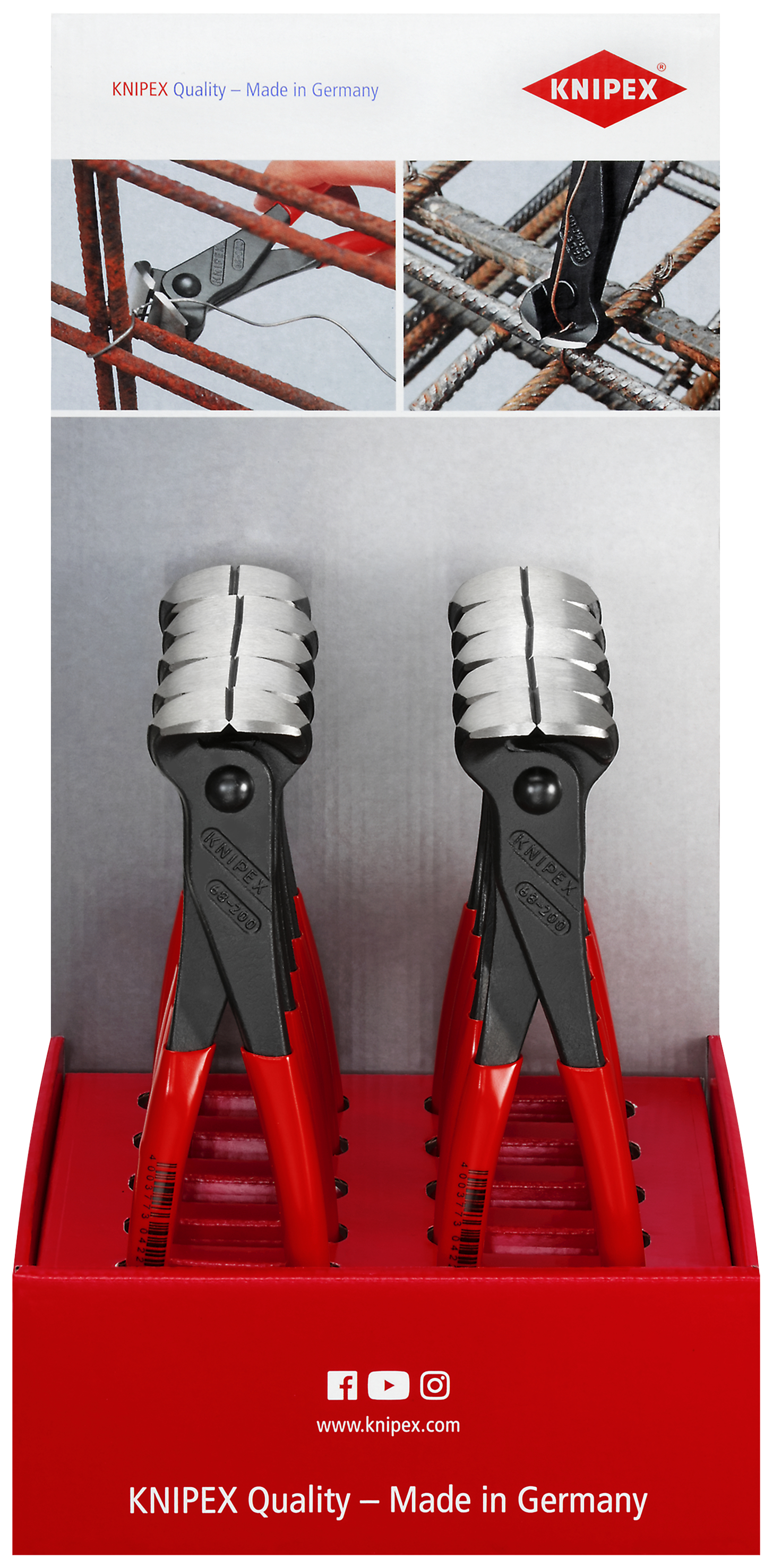 KNIPEX 00 18 01 V10 LE Counter display empty for 10 x 68 01 200 200 mm thumbnail 3