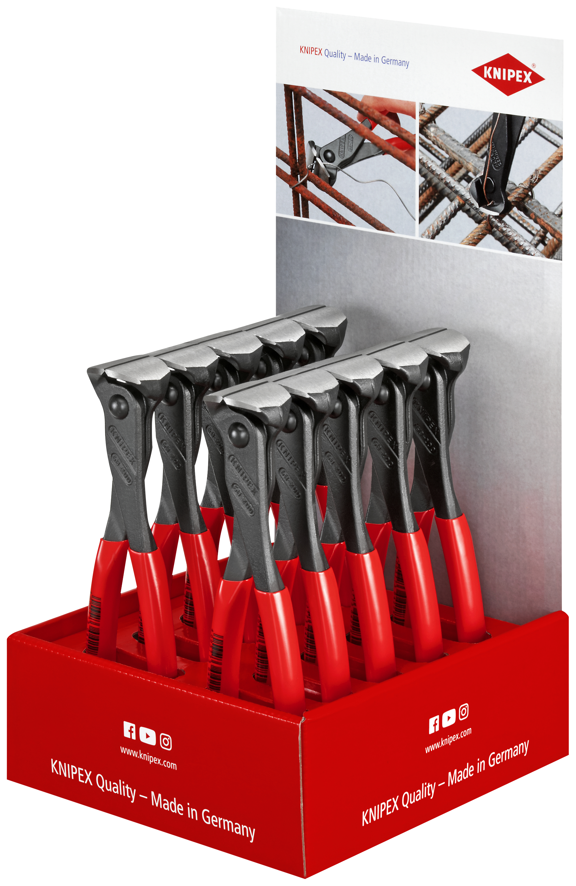 KNIPEX 00 18 01 V10 Counter display 10 parts 200 mm