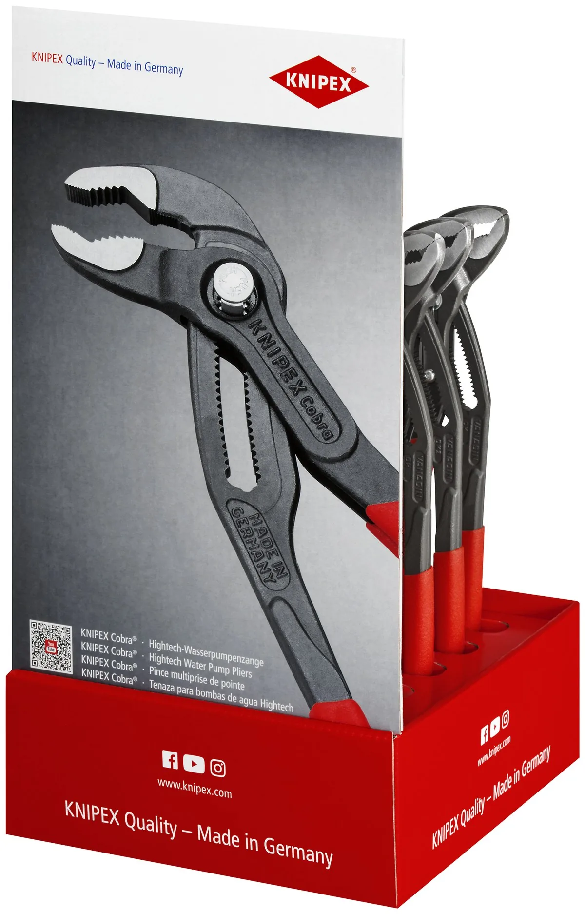 Hộp trưng bày quầy KNIPEX 00 18 01 V11 LE, loại rỗng, chứa 10 cây mã 87 01 250 thumbnail 4