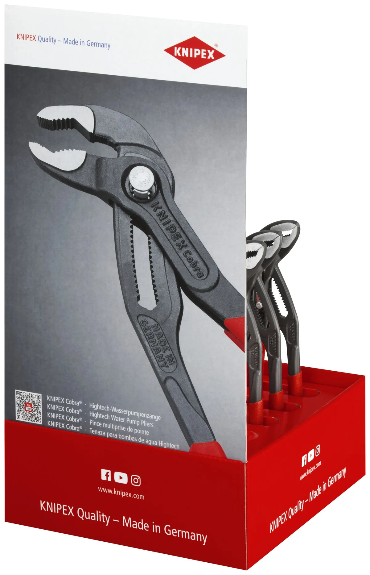 Hộp trưng bày quầy KNIPEX 00 18 01 V13 LE, loại rỗng thumbnail 4