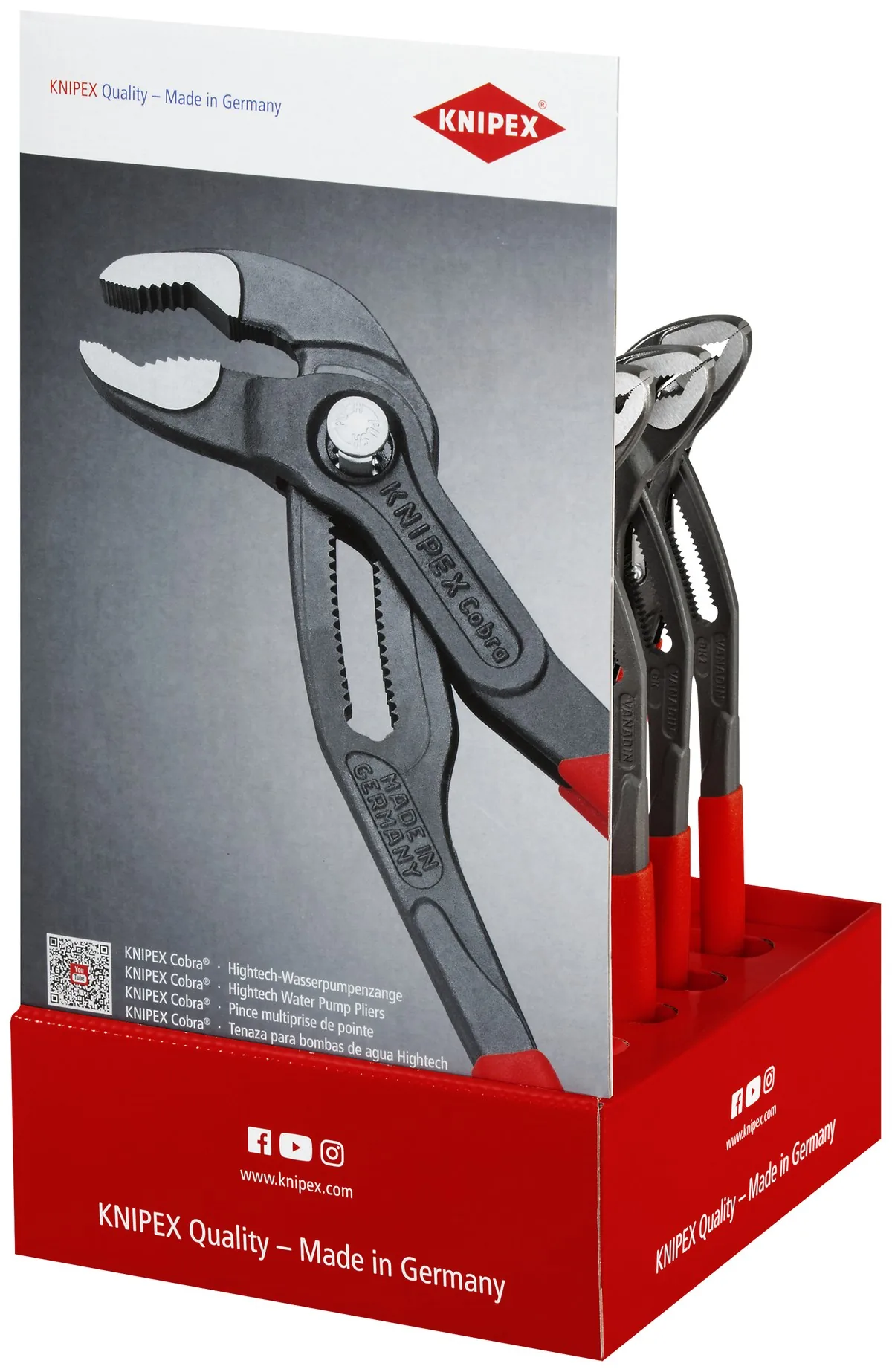 Hộp trưng bày quầy KNIPEX 00 18 01 V14, dài 200 mm thumbnail 3
