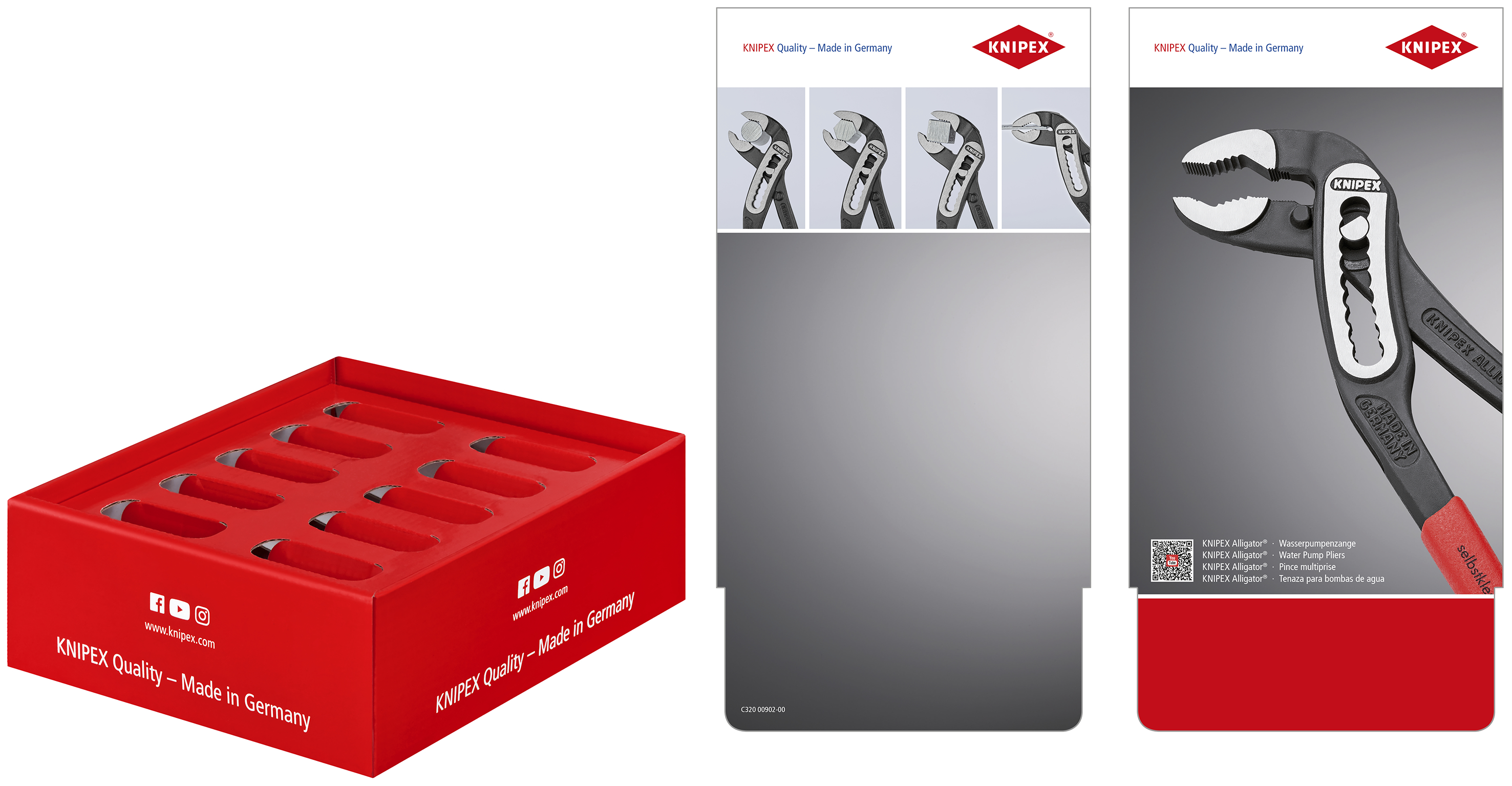 KNIPEX 00 18 01 V17 LE Counter display empty for 10 x 88 01 300 200 mm