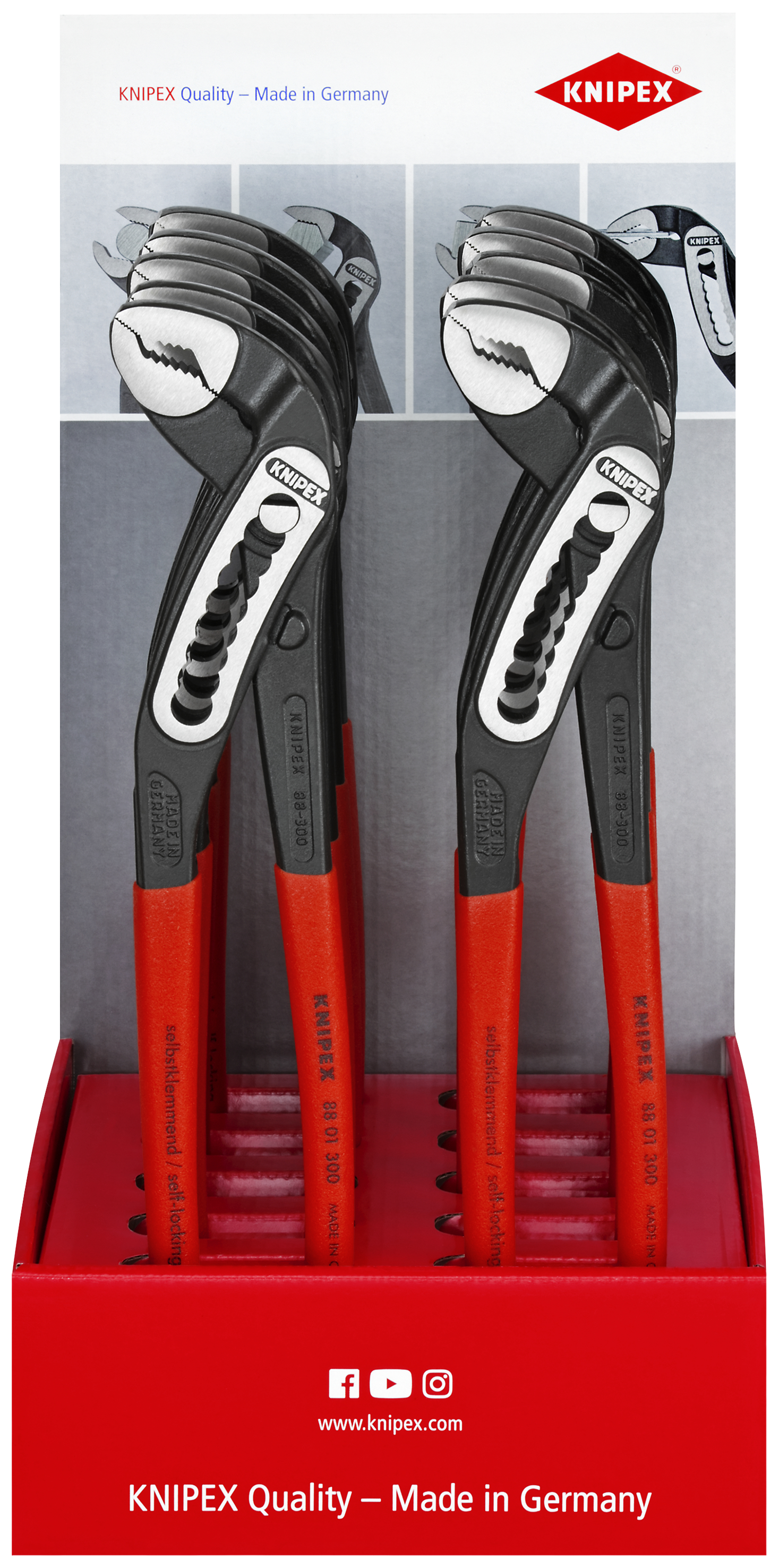 KNIPEX 00 18 01 V17 Counter display 10 parts 200 mm thumbnail 2