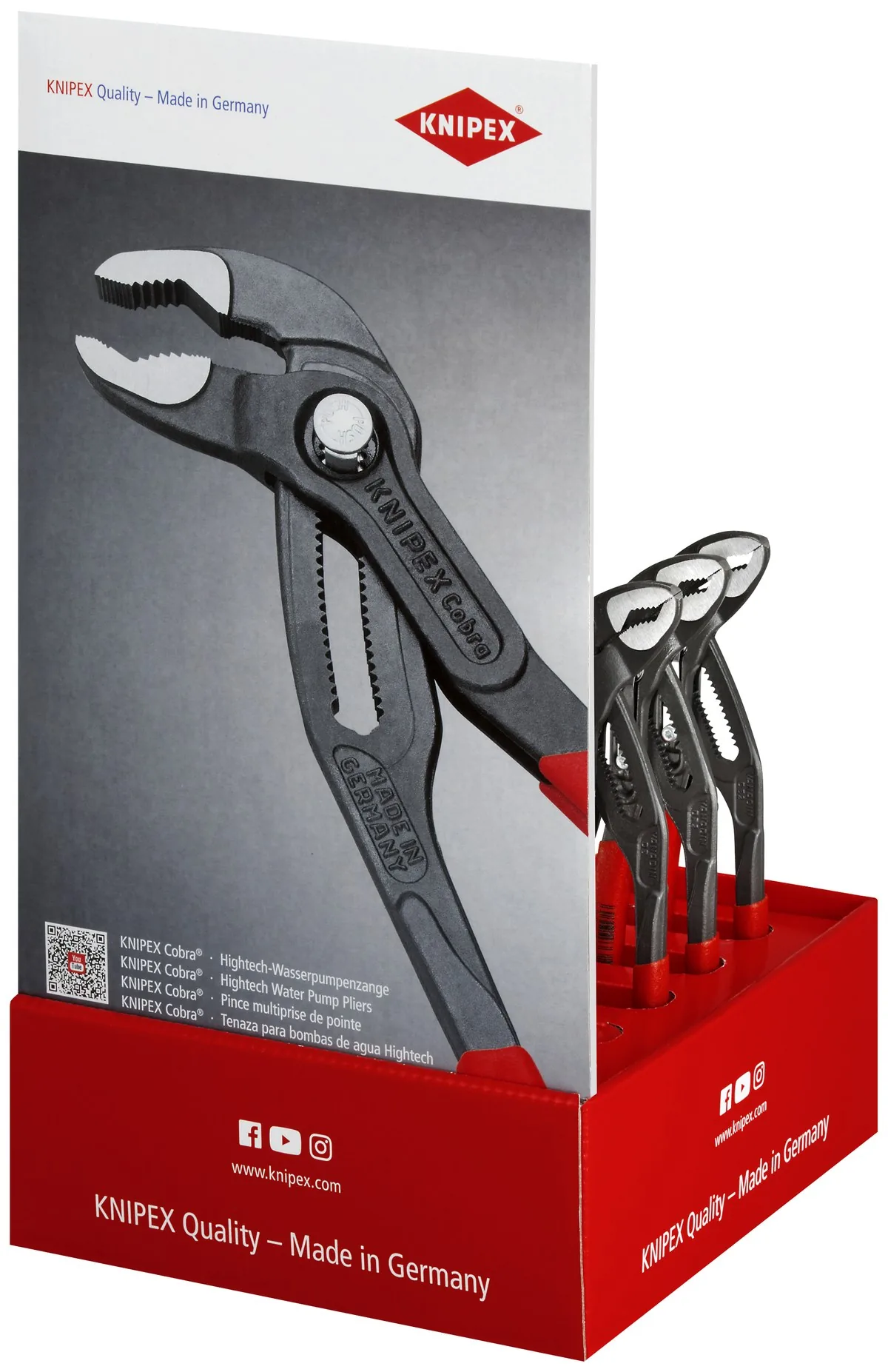 Hộp trưng bày quầy KNIPEX 00 18 01 V18 LE, loại rỗng, chứa 10 cây mã 87 01 180 thumbnail 4
