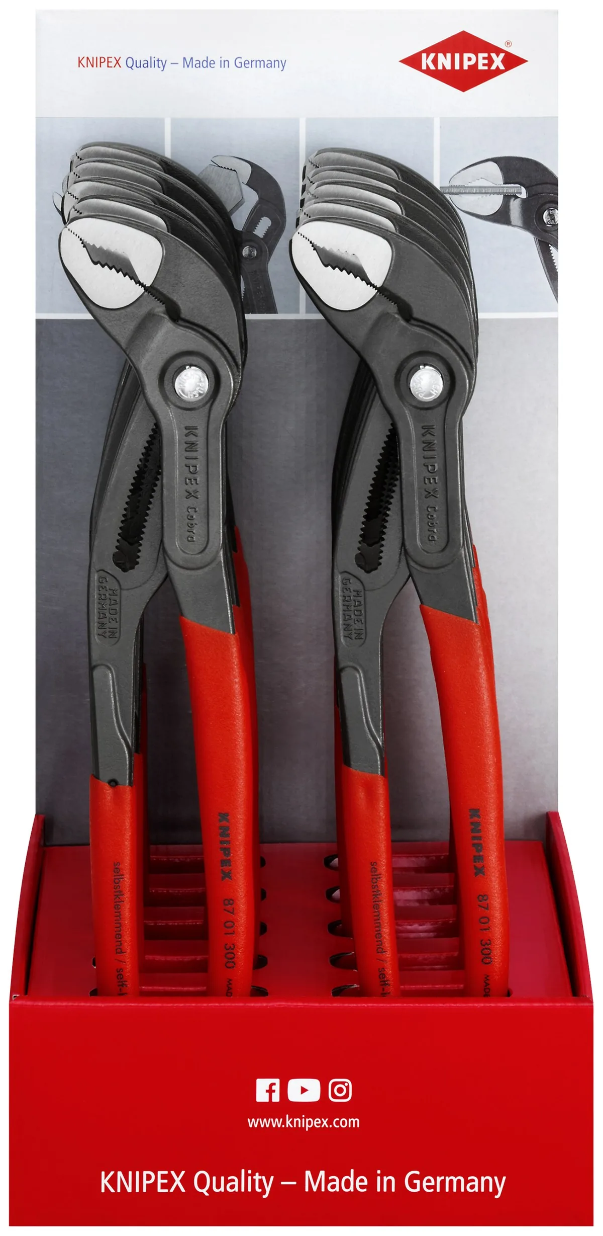 Hộp trưng bày quầy KNIPEX 00 18 01 V19, 10 chi tiết thumbnail 2