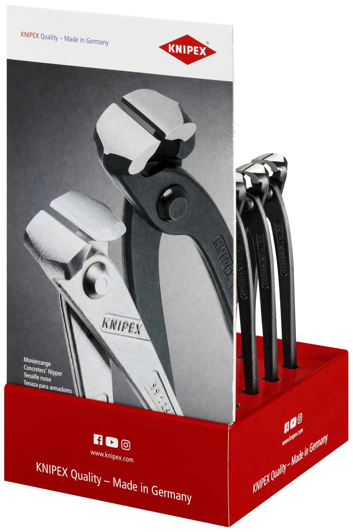Hộp trưng bày quầy KNIPEX 00 18 01 V20 LE, loại rỗng, chứa 10 cây mã 99 00 220 thumbnail 4