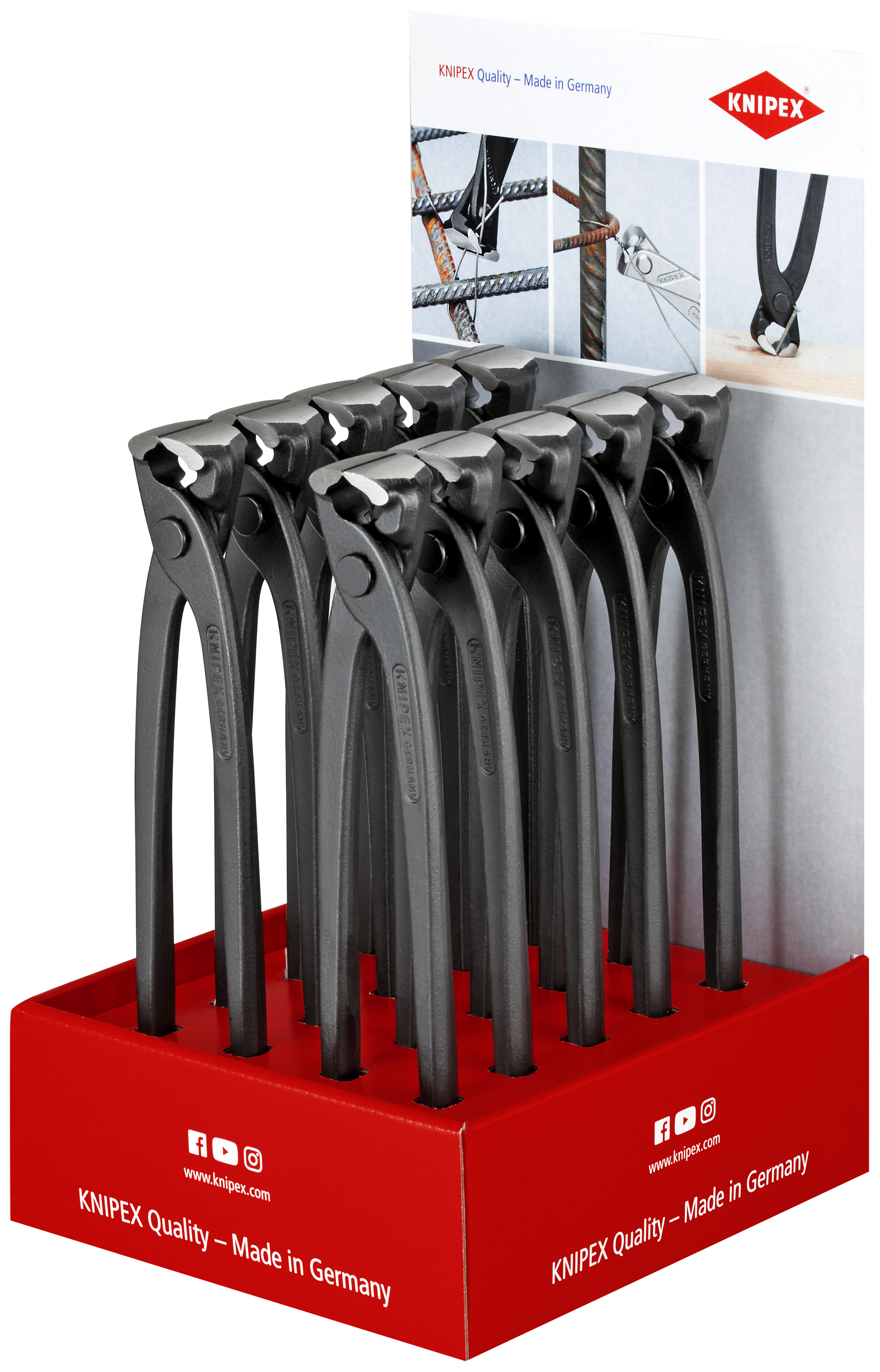 KNIPEX 00 18 01 V21 Counter display 10 parts 200 mm