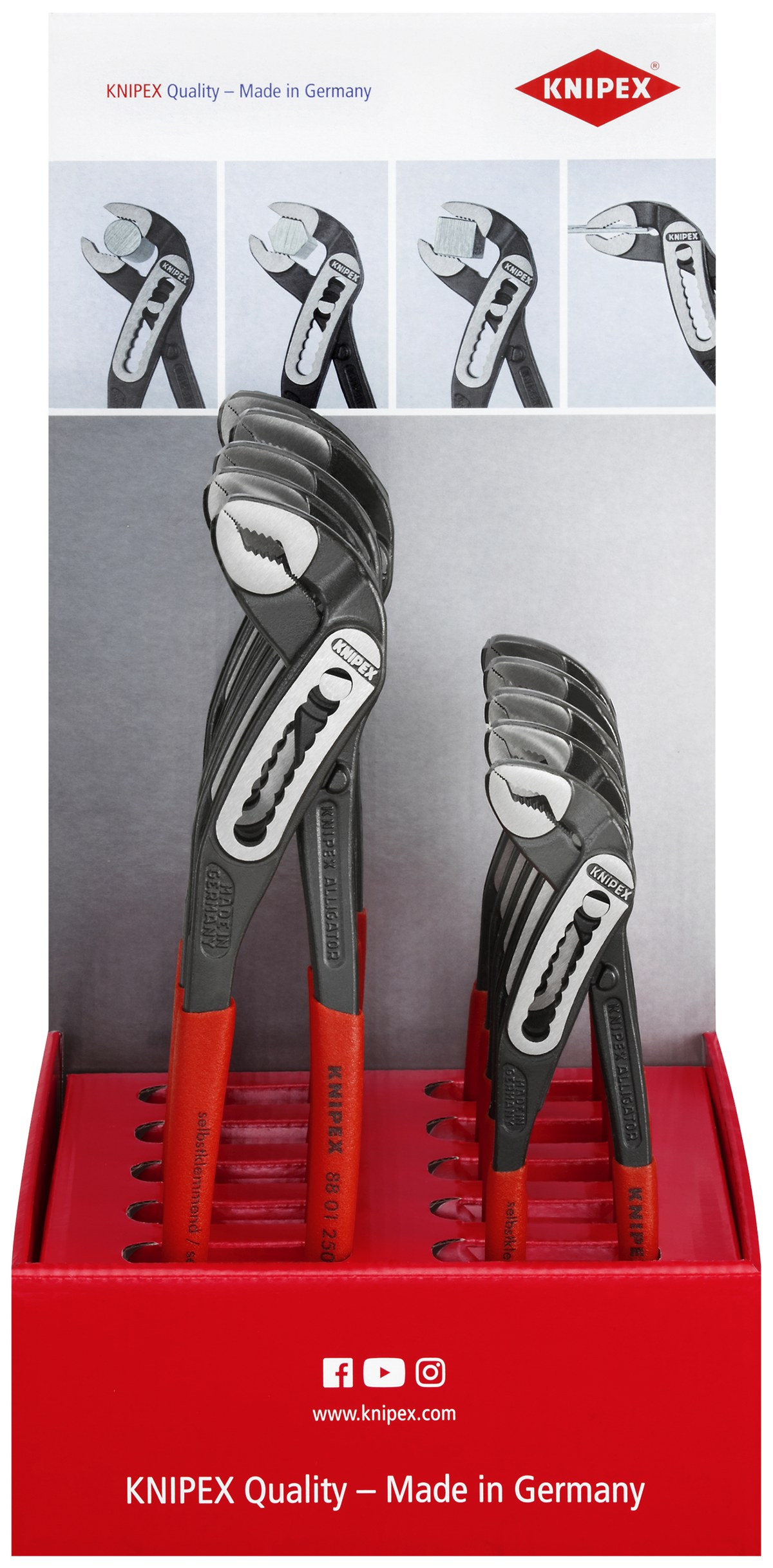 Bộ dụng cụ KNIPEX 00 18 01 V24, dài 200mm thumbnail 2