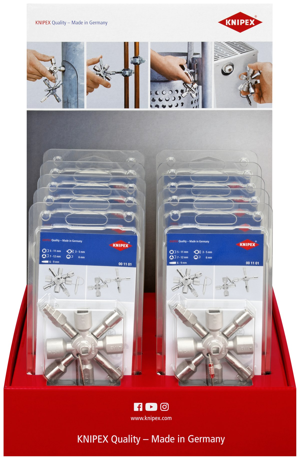Bộ dụng cụ KNIPEX 00 18 01 V28 LE, dài 305mm thumbnail 3