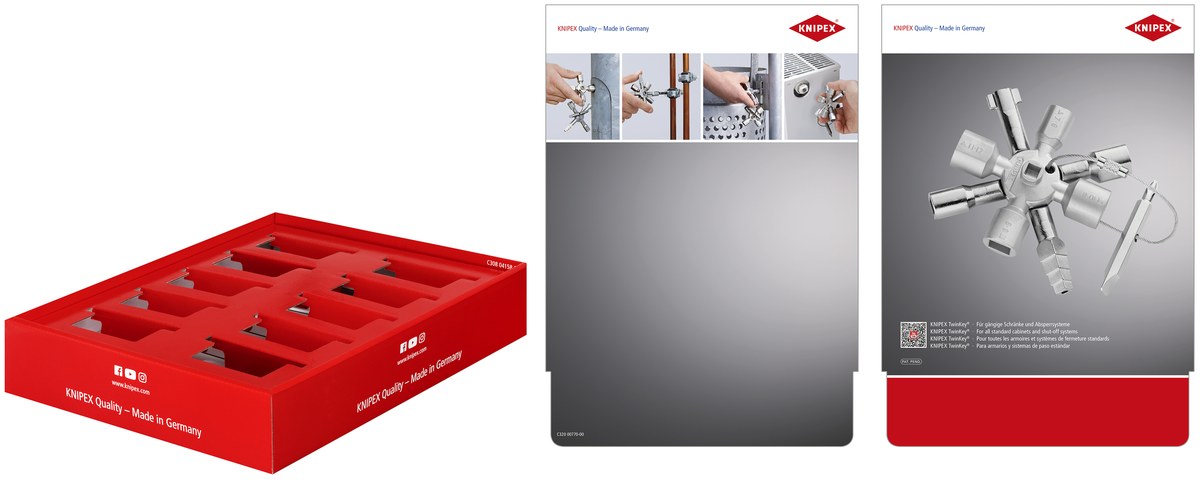 Bộ dụng cụ KNIPEX 00 18 01 V28 LE, dài 305mm