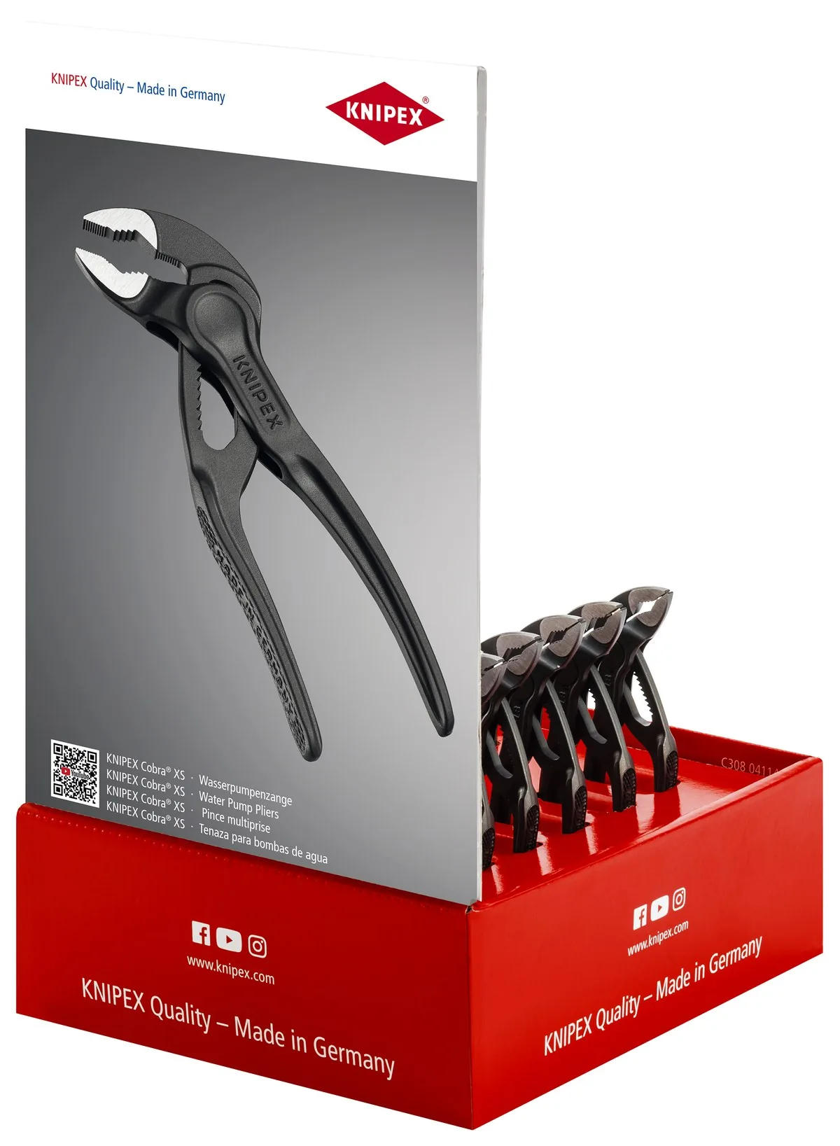 Hộp trưng bày quầy KNIPEX 00 18 01 V39 LE, loại rỗng, chứa 10 cây mã 87 00 100 thumbnail 4