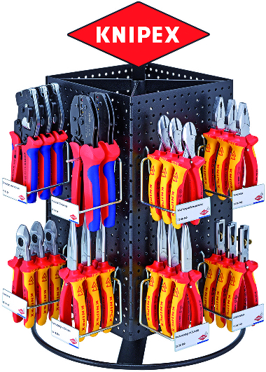 KNIPEX 00 19 28 Rotary sales stand without pliers 360 mm