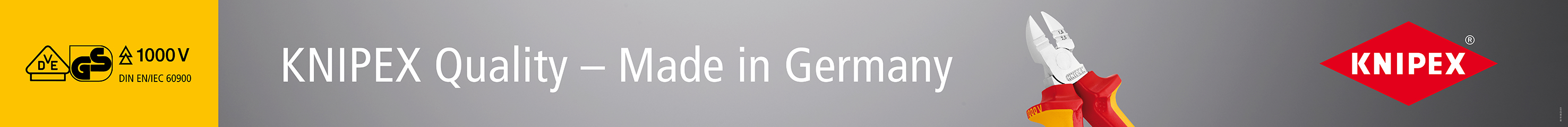 KNIPEX 00 19 30 25 V01 magnetic label for tool bar 100 mm