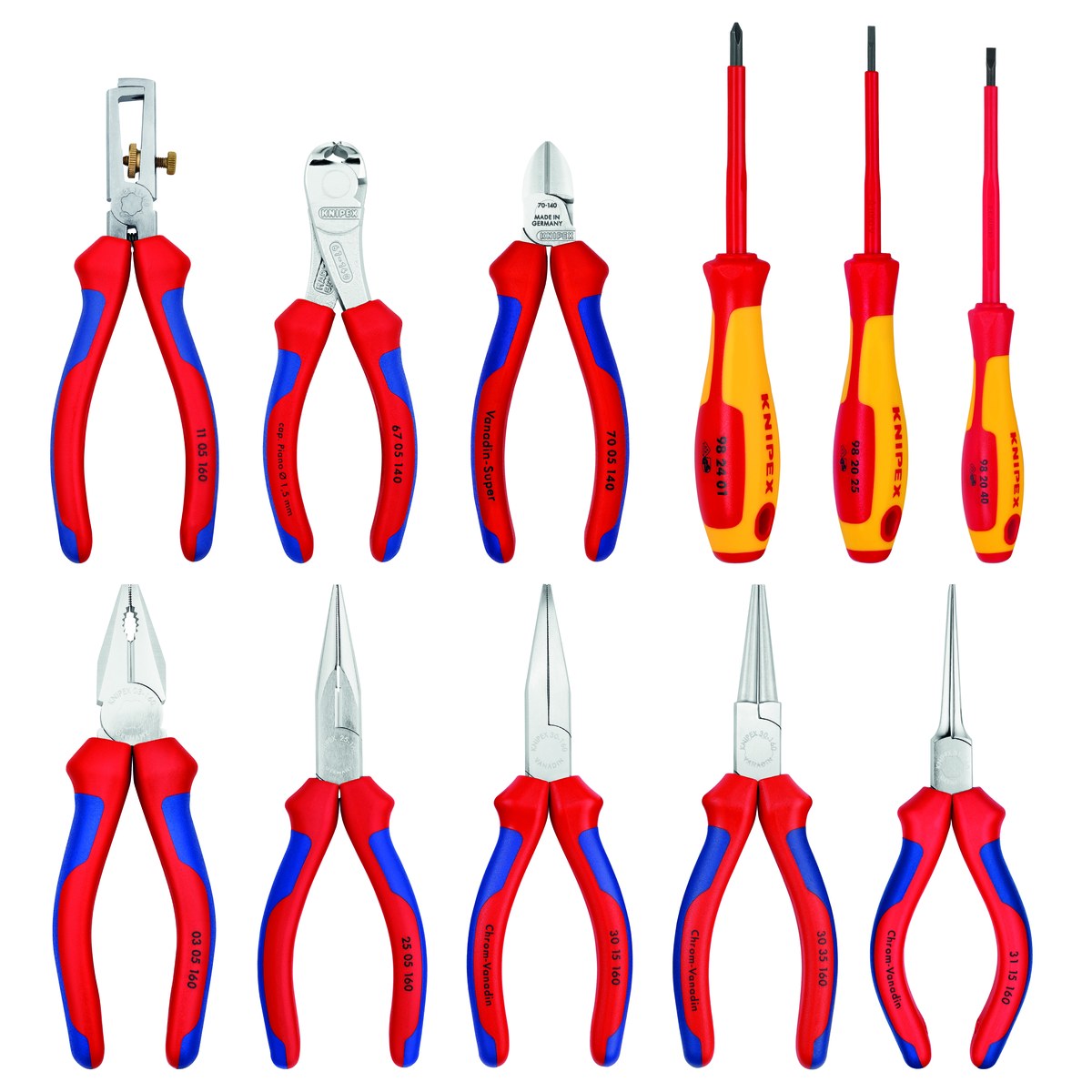 Túi đeo đai và bộ kìm mini KNIPEX 00 19 41 LE, dài 450mm thumbnail 5