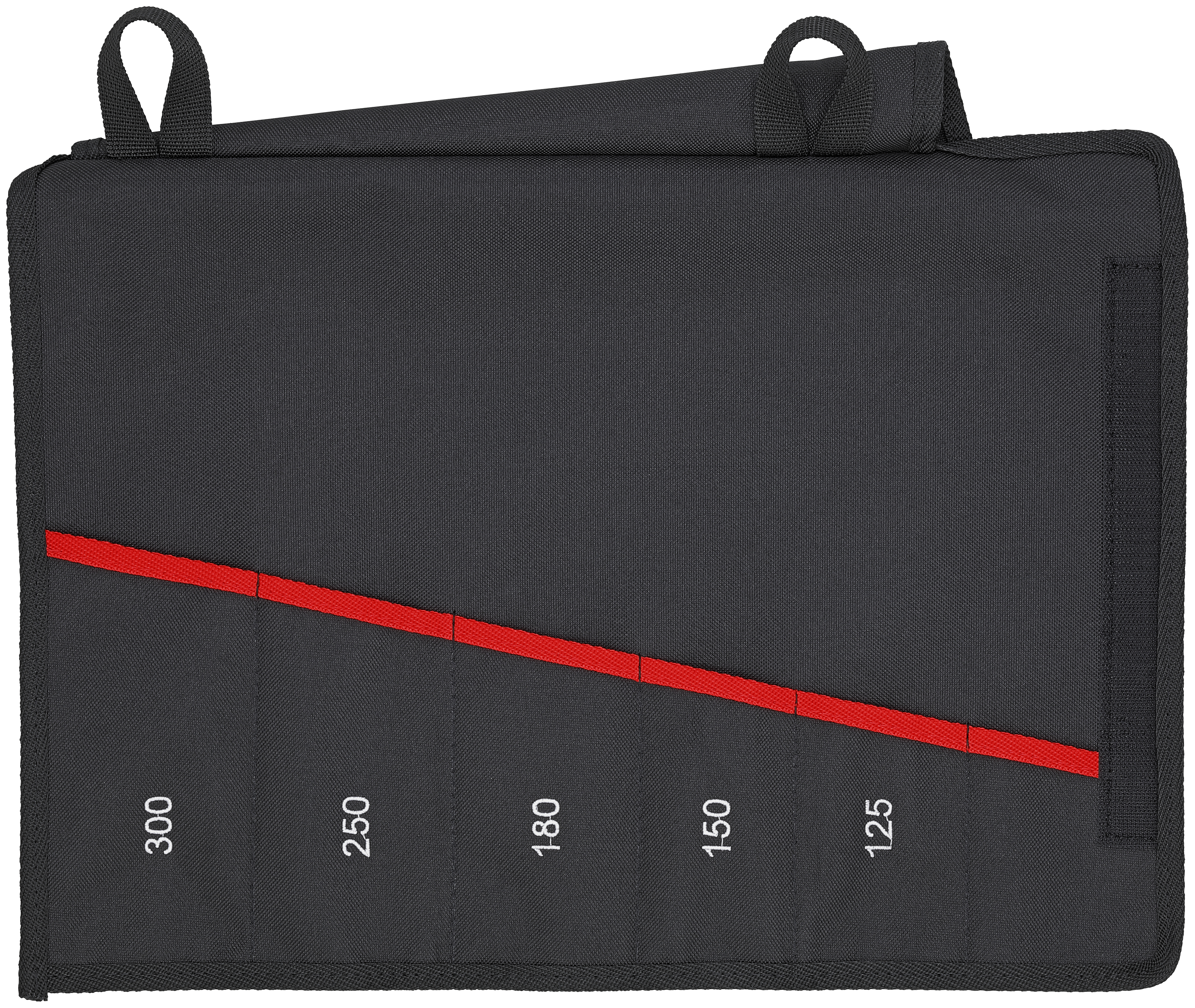 KNIPEX 00 19 55 S4 LE Tool roll for pliers wrenches empty 6 compartments 340 mm