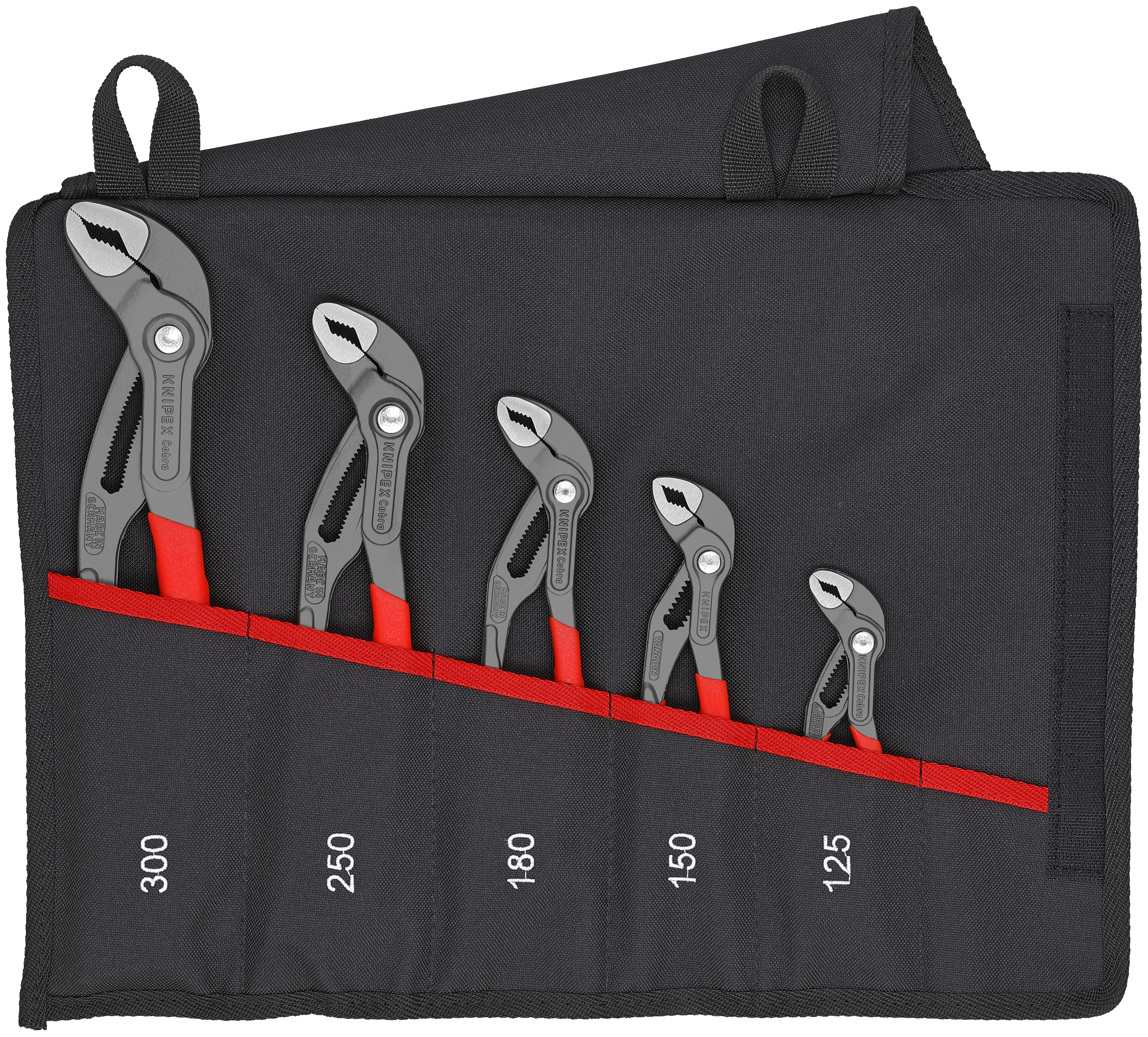 KNIPEX 00 19 55 S5 LE Tool roll for Cobra® empty 6 compartments 440 mm thumbnail 2