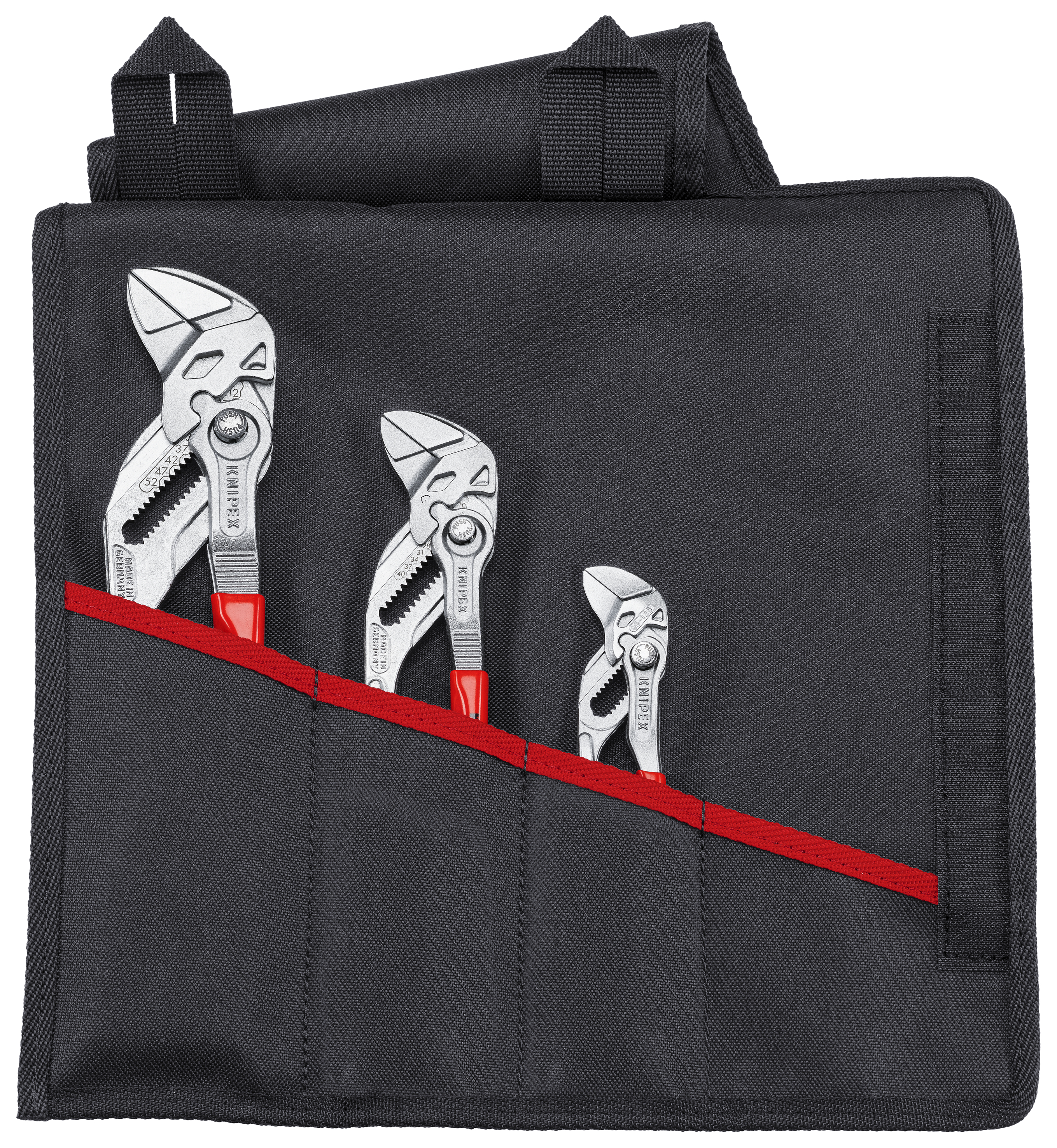 KNIPEX 00 19 55 S6 LE Tool roll for pliers wrenches empty 4 compartments 330 mm thumbnail 2