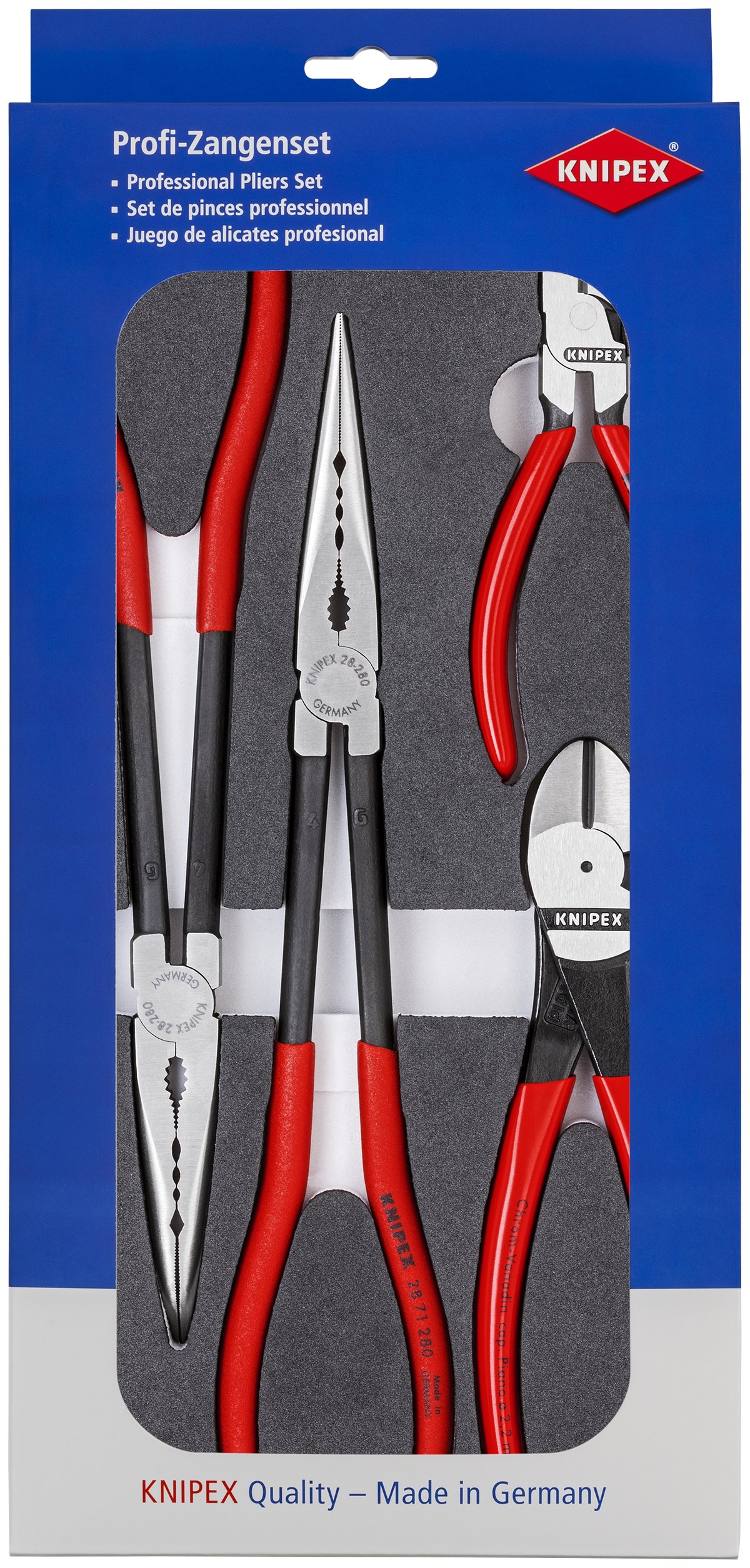 Bộ kìm phe KNIPEX 00 20 01 V16, chính hãng CHLB Đức thumbnail 2
