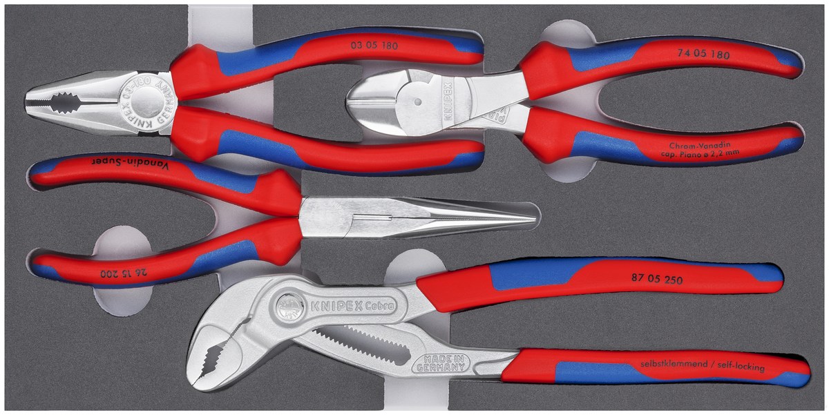 Bộ kìm phe KNIPEX 00 20 01 V17, chính hãng CHLB Đức